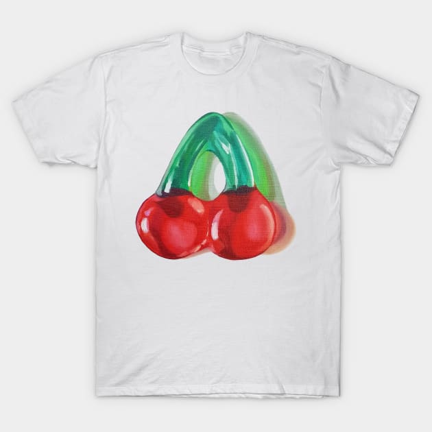BFFs - cherry gummy candy painting (no background) T-Shirt by EmilyBickell